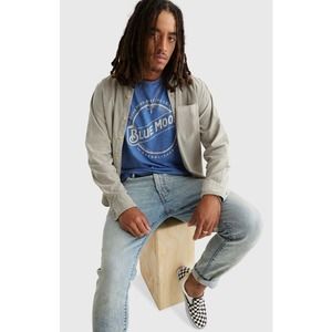 Lucky Brand Blue Moon Tee - Monaco Blue, Size Medium * MTS05